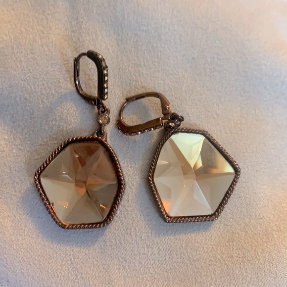 Vintage Givenchy Crystal drop Earrings - Picture 1 of 8